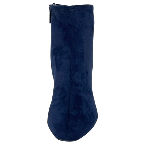 Impo Naja Midnight Blue Microsuede Womens Ankle Boots Size 6M - Picture 6 of 10